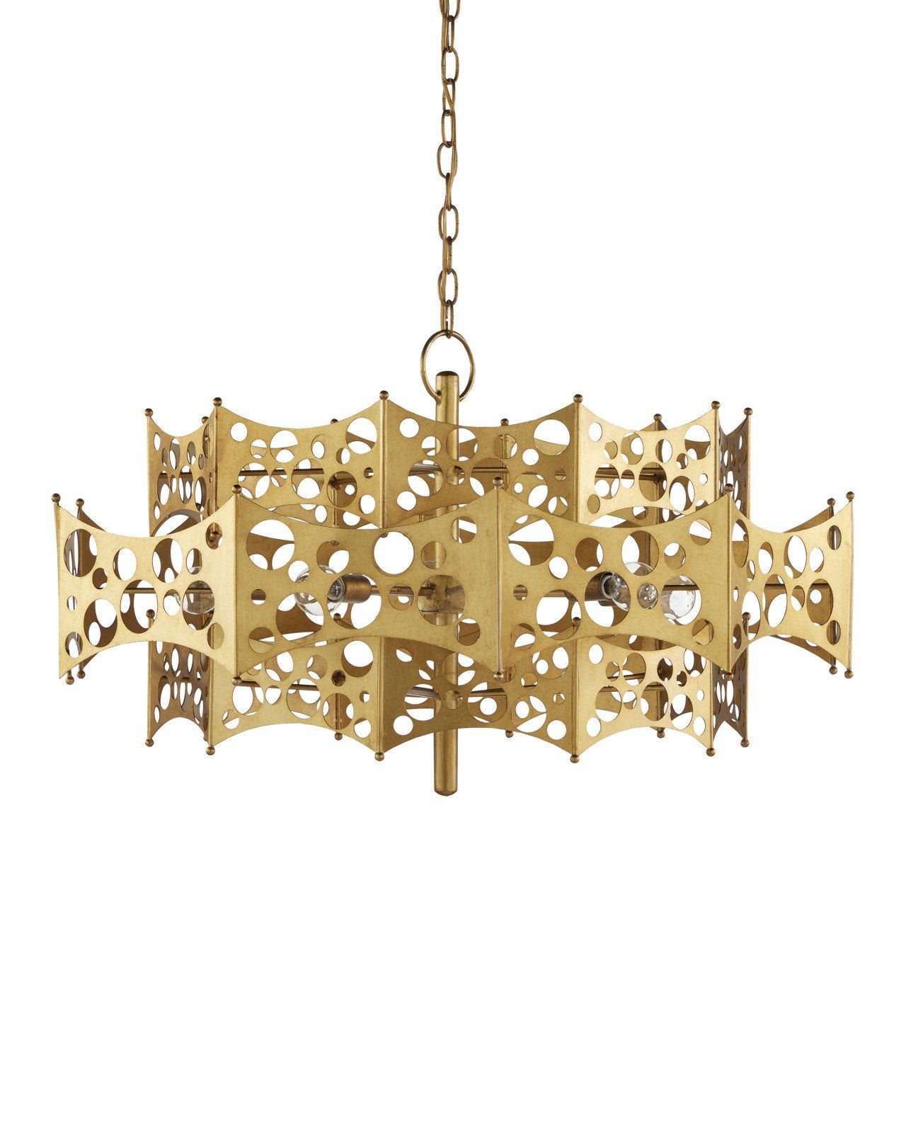 Emmental Gold Chandelier